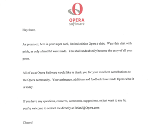 Opera Software сертификат