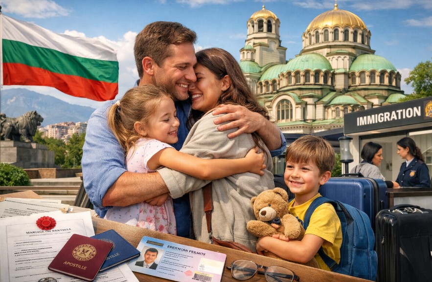 Семейно събиране и пребиваване в България